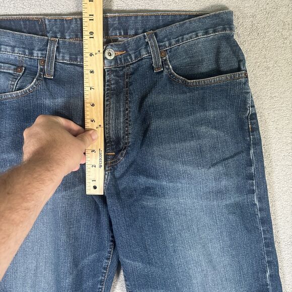 Vintage Lucky Brand Jeans Men’s Size 34R Classic Fit Medium Wash Wide Leg Y2K - Picture 5 of 11